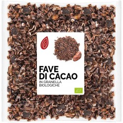 Fave di Cacao Biologiche Essiccate in Granella
