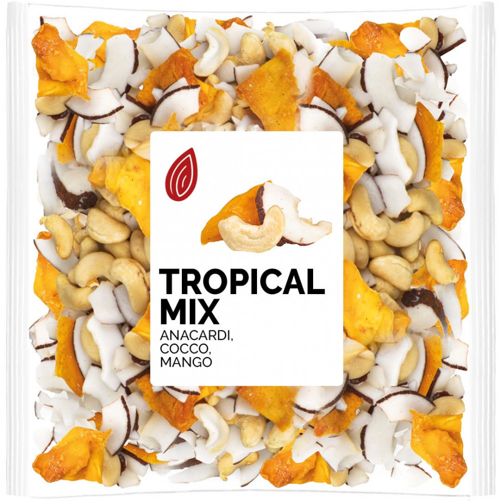 mix di frutta secca e disidratata esotica