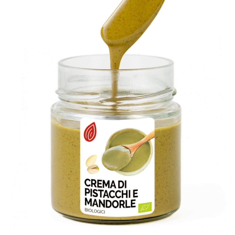 Crema di Pistacchi e Mandorle Bio
