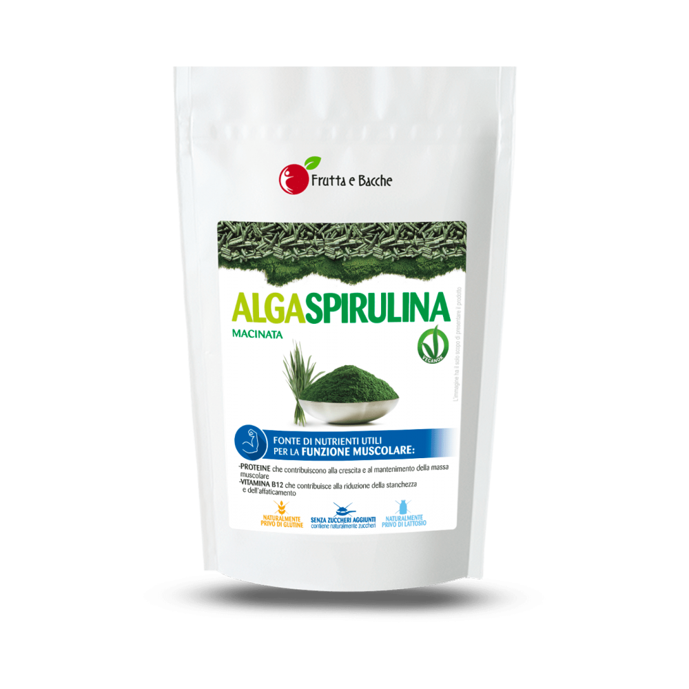 Alga spirulina macinata in polvere
