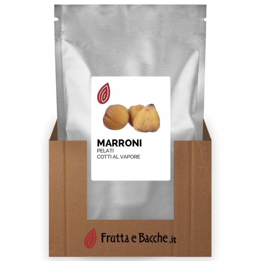 Marroni Cotti al vapore (frutti di castagno)