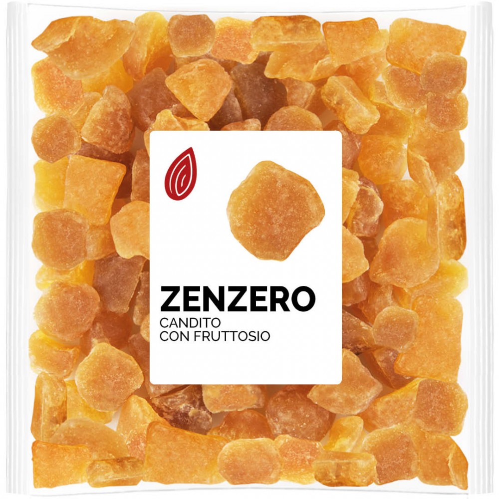 zenzero candito con fruttosio