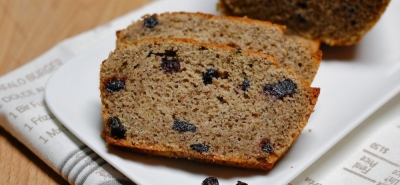 Plumcake al grano saraceno e mirtilli