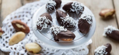 Noci del brasile al cioccolato e cocco