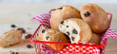 Panini dolci all’uva gigante e noci pecan